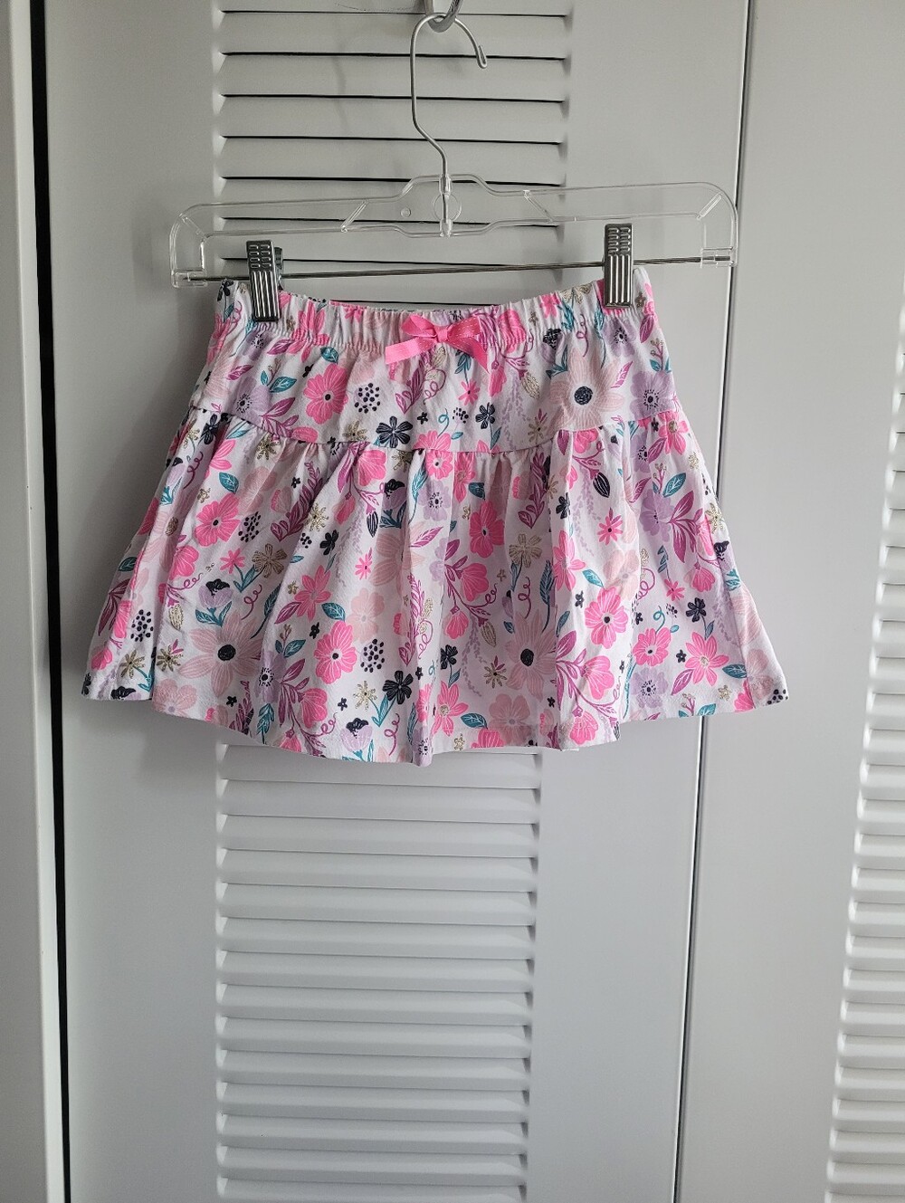 Cynthia Rowley Pink and White Floral Skirt M(7/8)